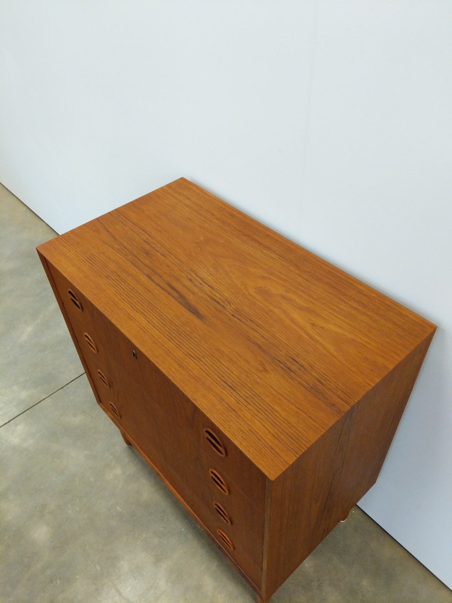 Vintage Danish Modern Teak Low Dresser