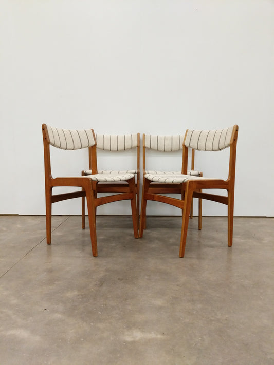 CUSTOM ORDER - Pair of Vintage Danish Modern Erik Buch Dining Chairs