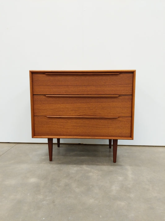 Vintage Mid Century Modern Teak Low Dresser