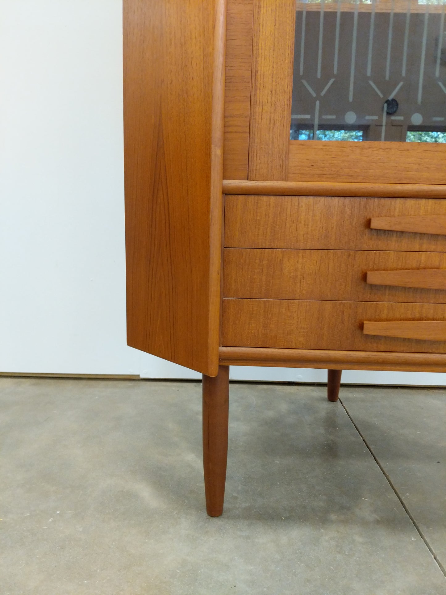 Vintage Danish Modern Teak P. Rimme's Corner Cabinet