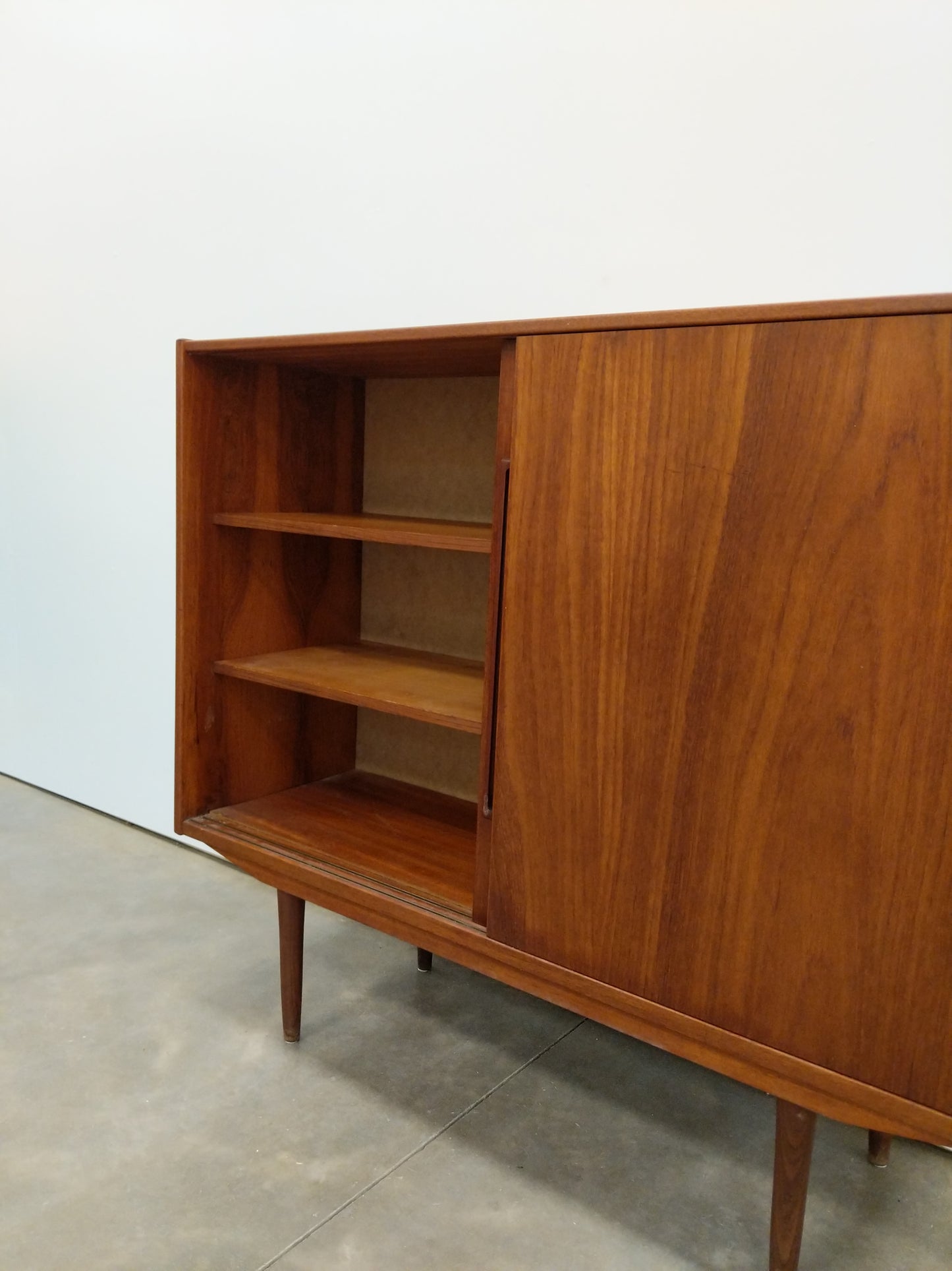 Vintage Danish Modern Teak Cabinet / Sideboard