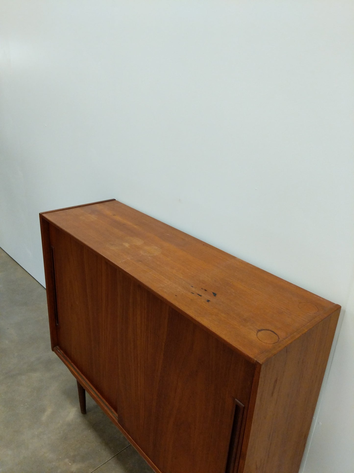 Vintage Danish Modern Teak Cabinet / Sideboard