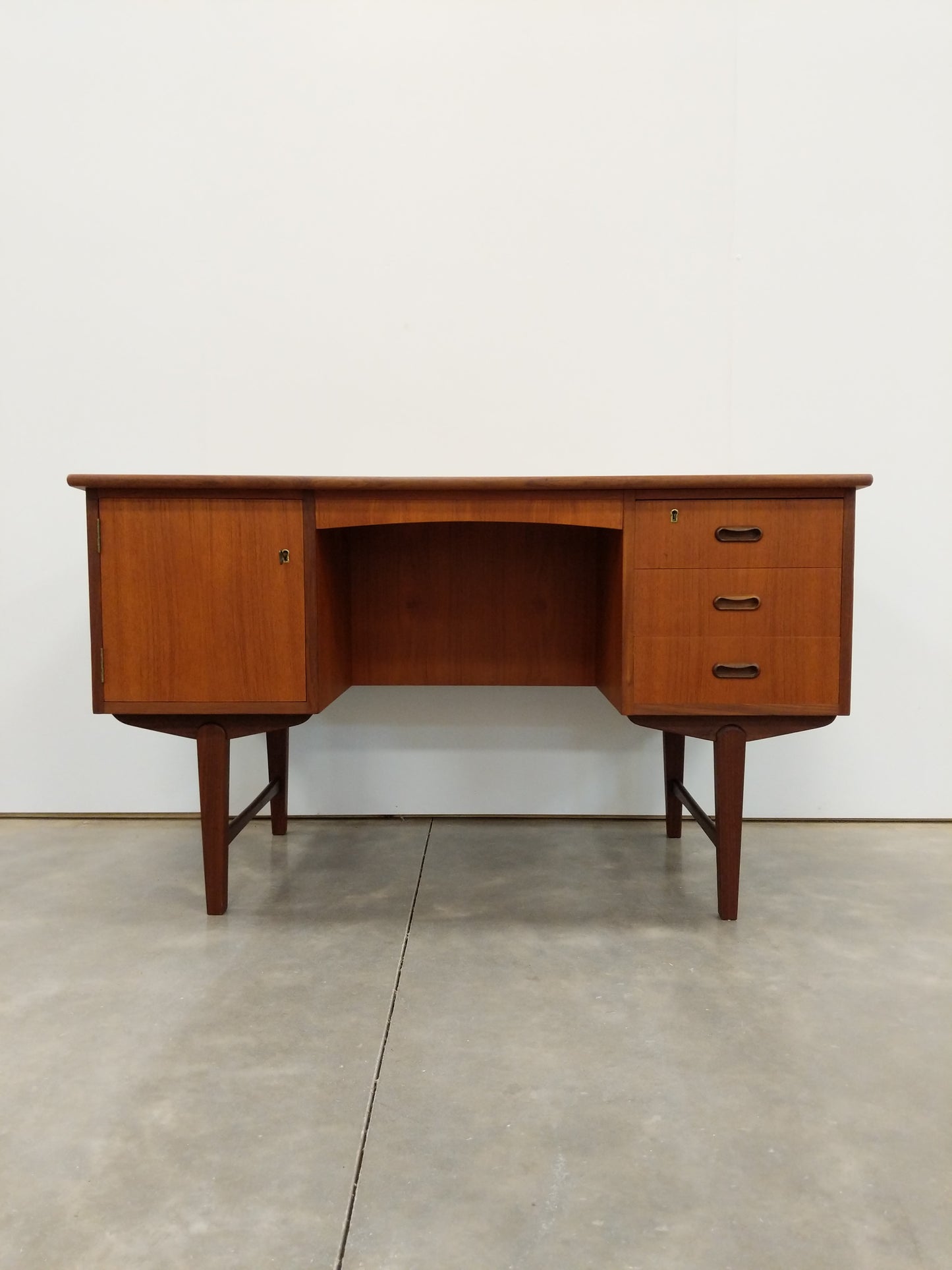 Vintage Danish Modern Teak Desk