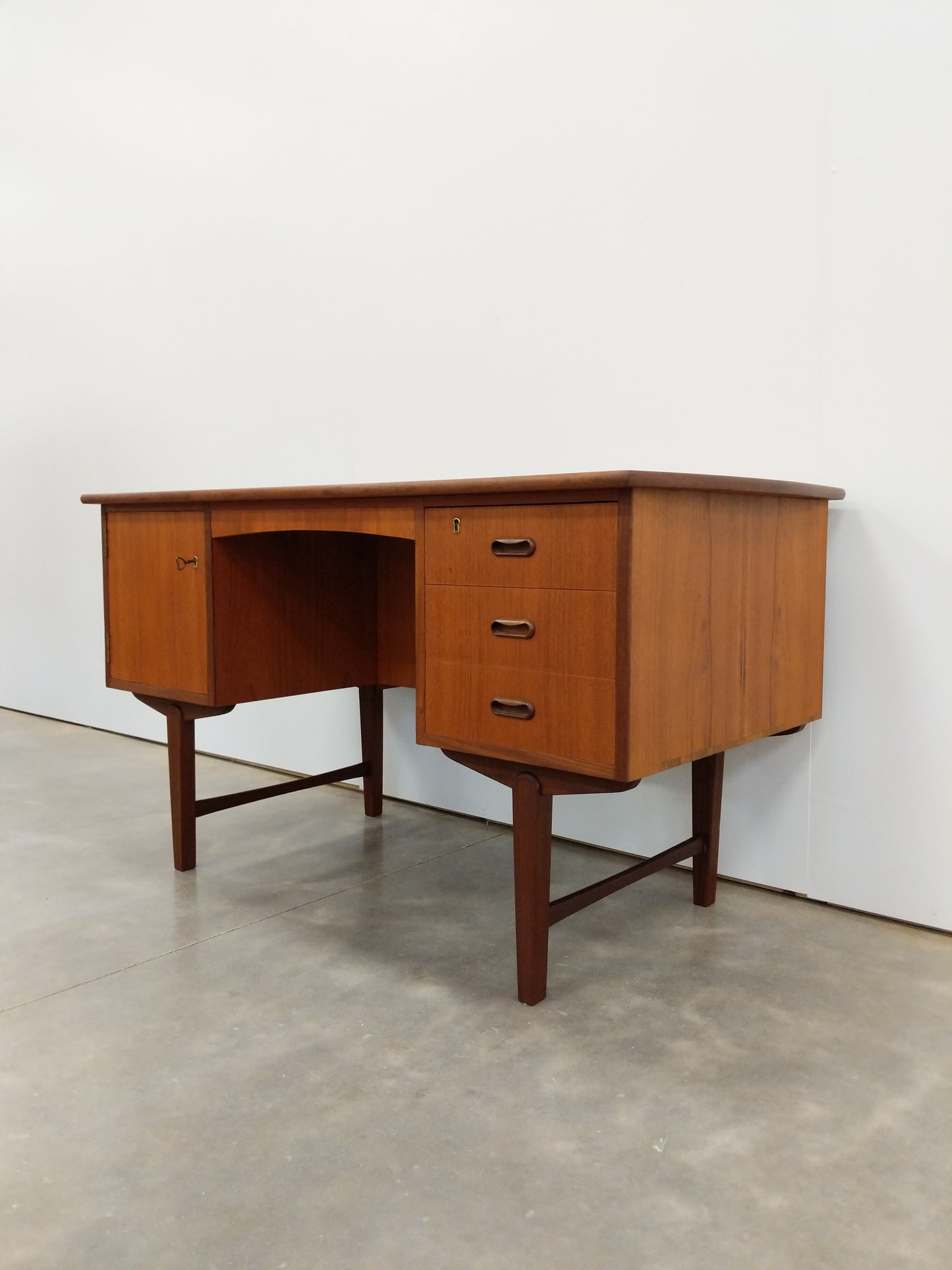 Vintage Danish Modern Teak Desk