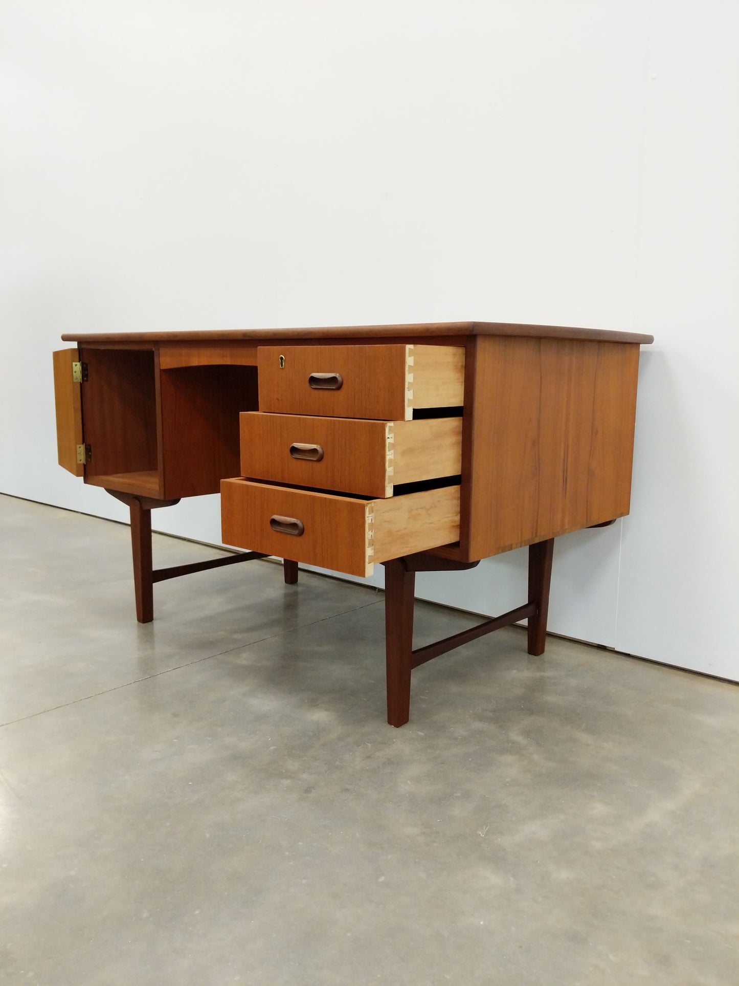 Vintage Danish Modern Teak Desk