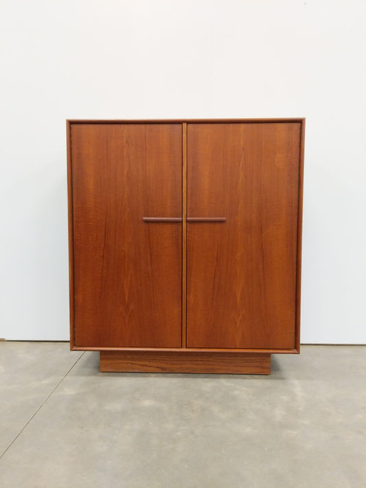 Vintage Mid Century Modern Teak Armoire / Wardrobe by Inter-Continental-Design