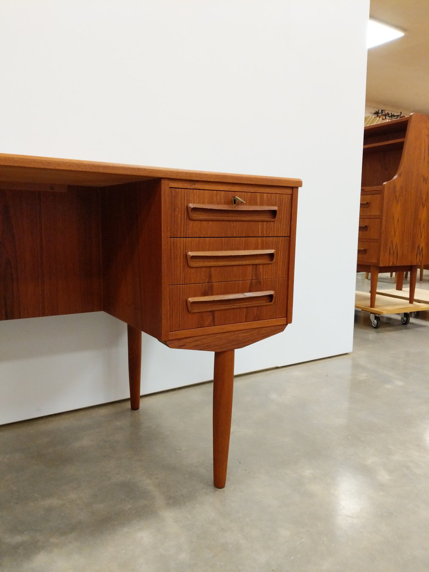 Vintage Danish Modern Teak Svenstrup Desk