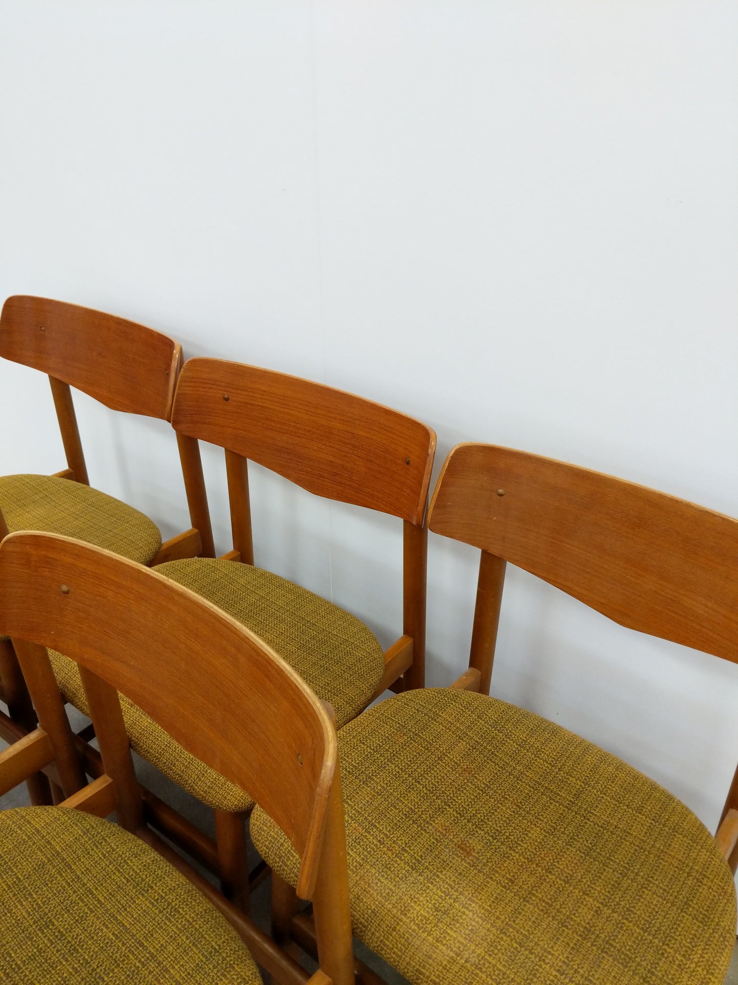 Set of 6 Vintage Danish Modern Dining Chairs