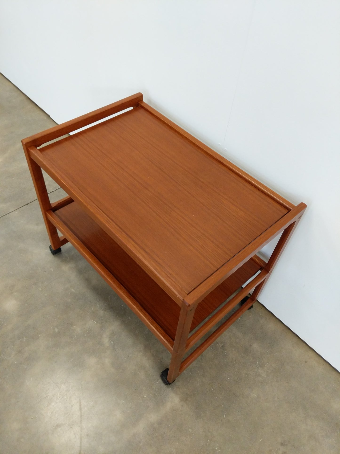 Vintage Danish Modern Teak Bar Cart