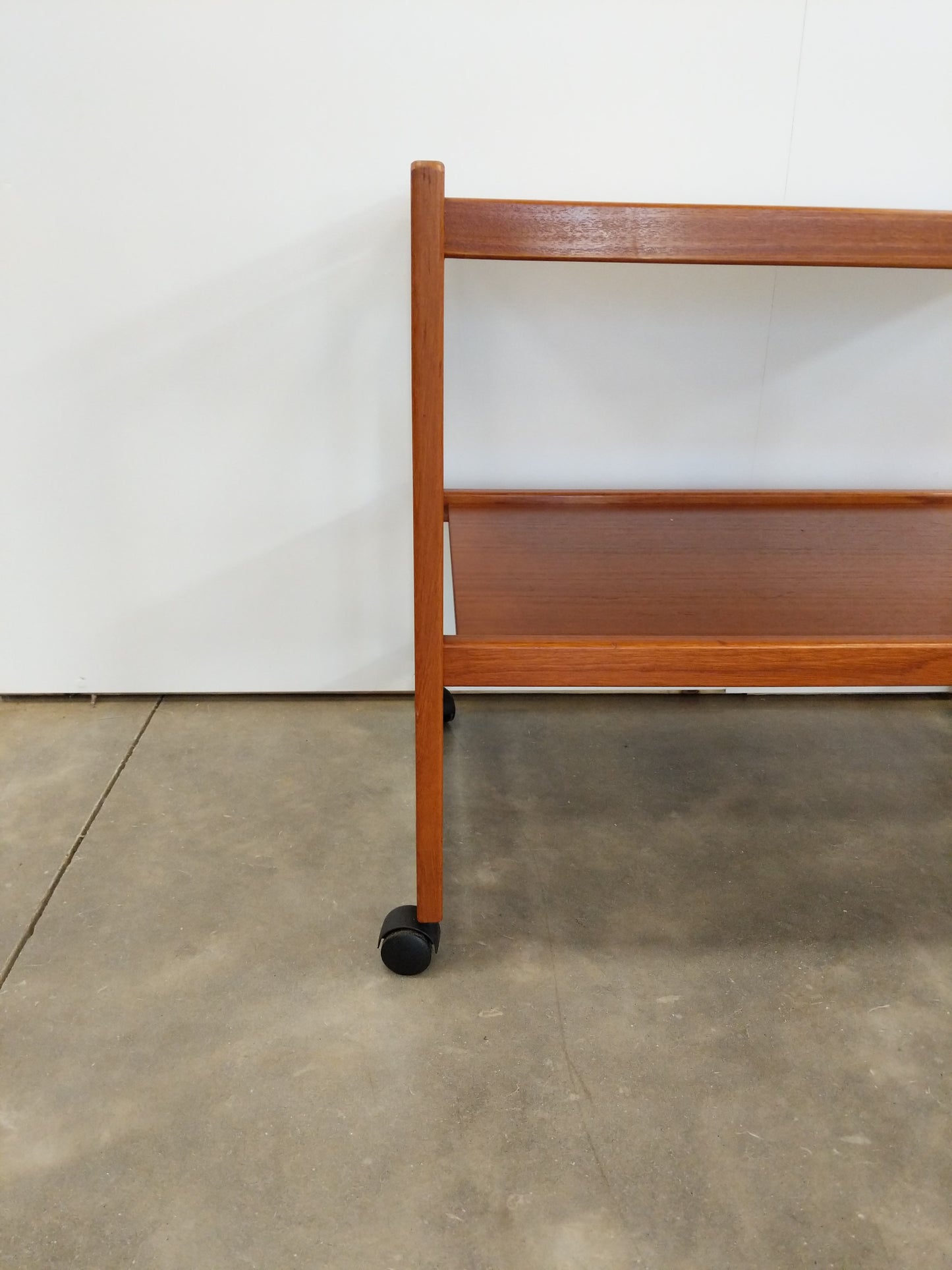 Vintage Danish Modern Teak Bar Cart