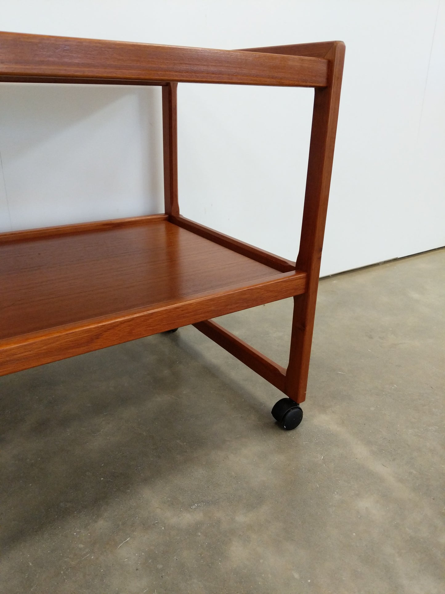 Vintage Danish Modern Teak Bar Cart