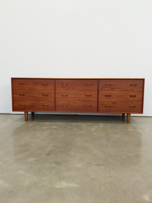 Vintage Mid Century Modern Teak Dresser