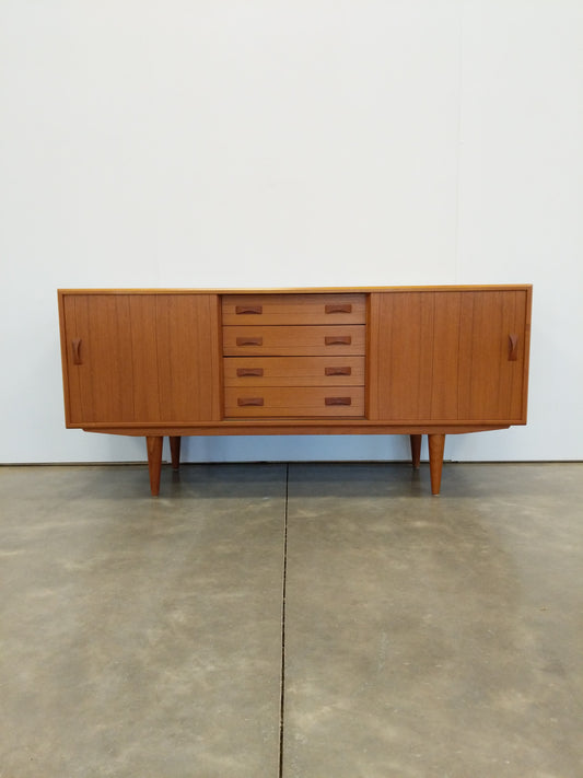 Vintage Danish Modern Teak Credenza by Clausen & Søn