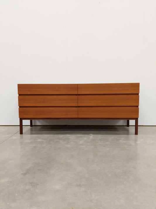 Vintage Mid Century Modern Teak Dresser by REFF