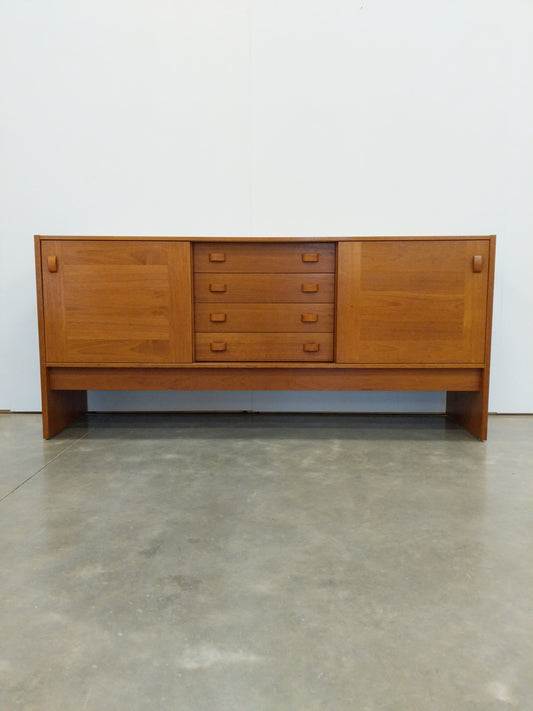 Vintage Danish Modern Teak Credenza / Sideboard by Domino