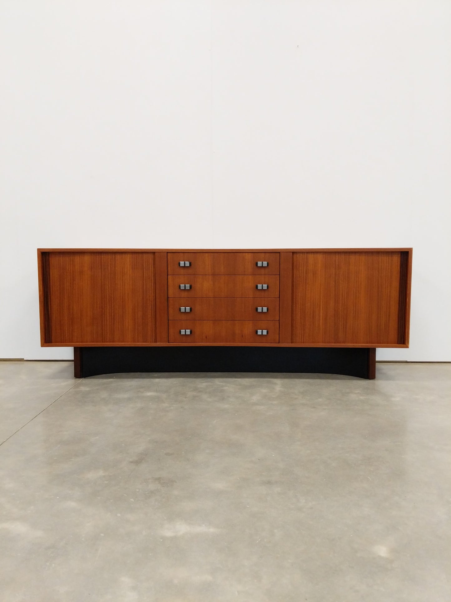 Vintage Mid Century Modern Teak Credenza by RS Associates