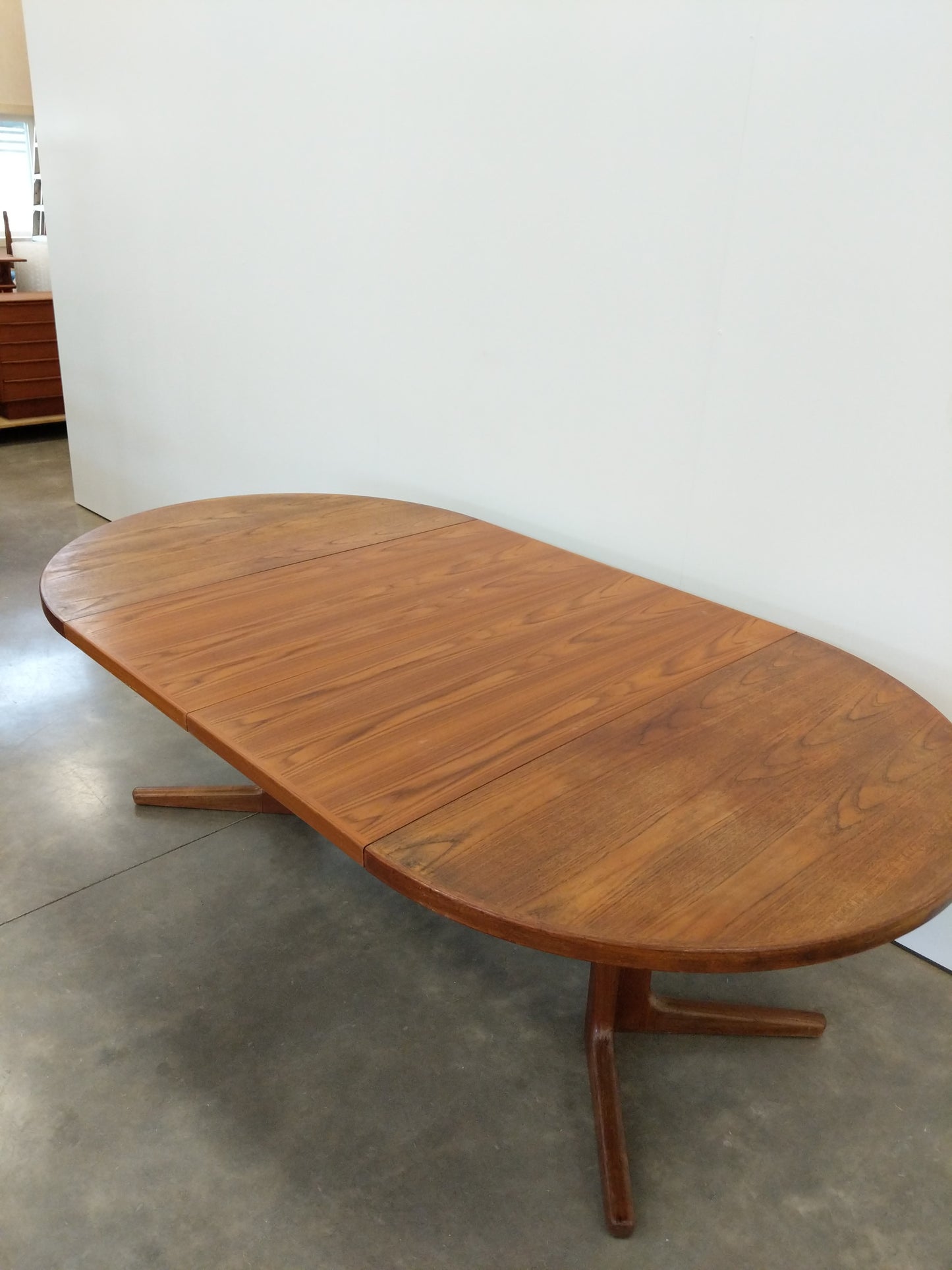 Vintage Danish Modern Teak Expandable Dining Table by Vejle