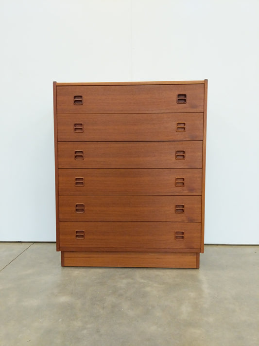 Vintage Mid Century Modern Teak Dresser