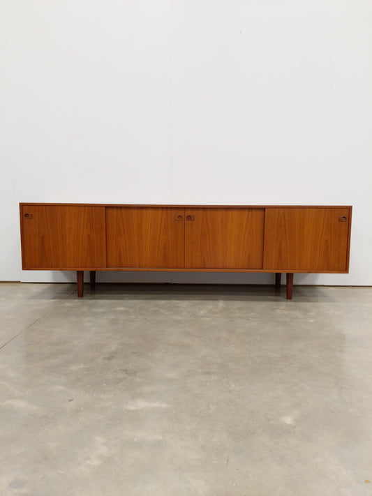 Vintage Mid Century Modern Teak Credenza