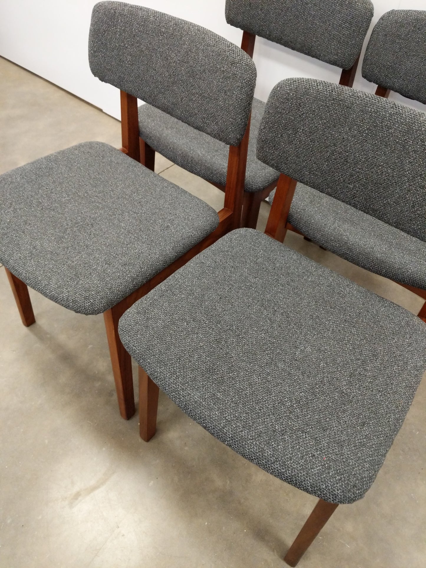 Set of 4 Vintage Mid Century Modern Dining Chairs by RS Associates