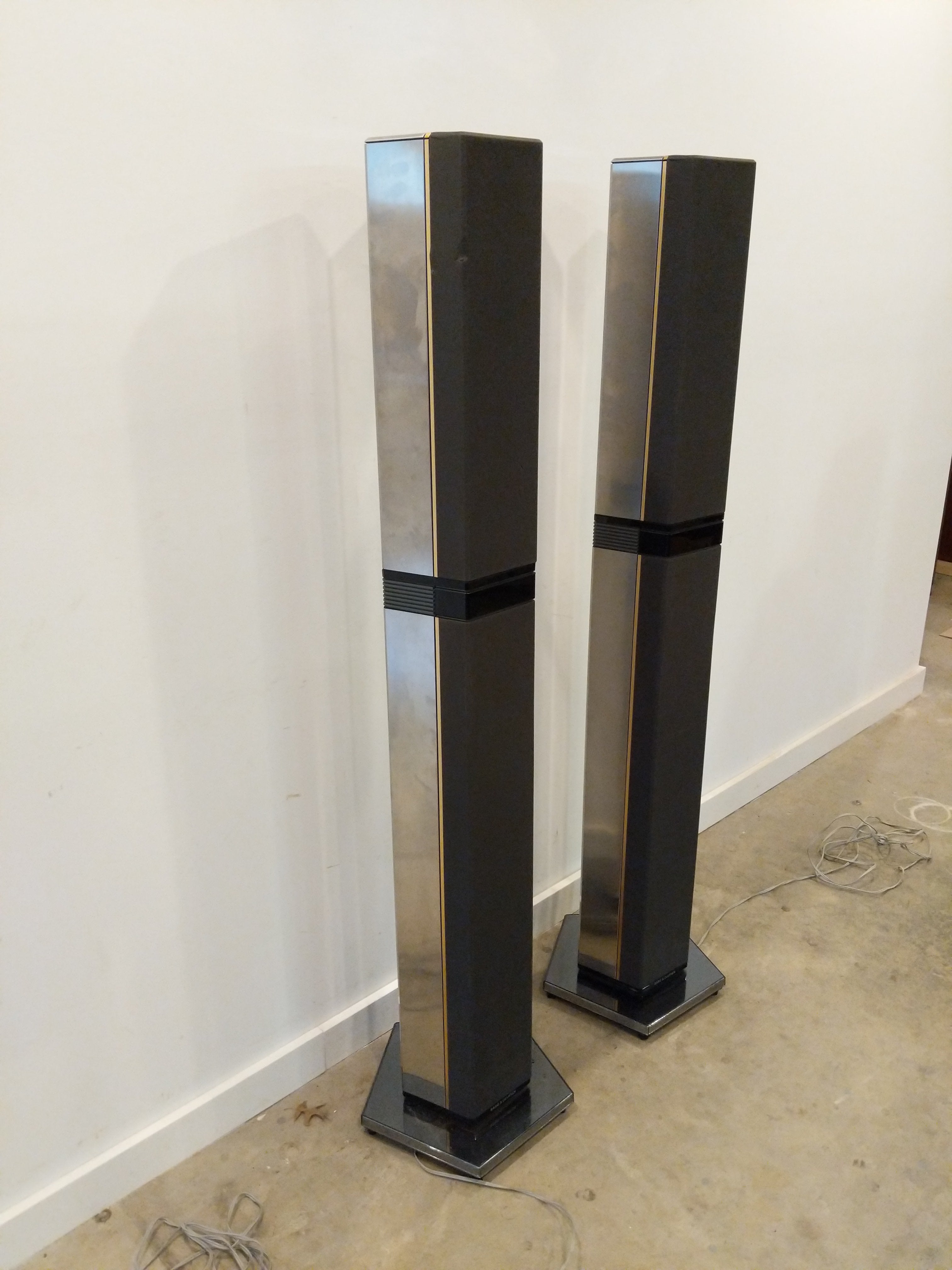 Vintage Bang & Olufsen Beovox Penta Speakers